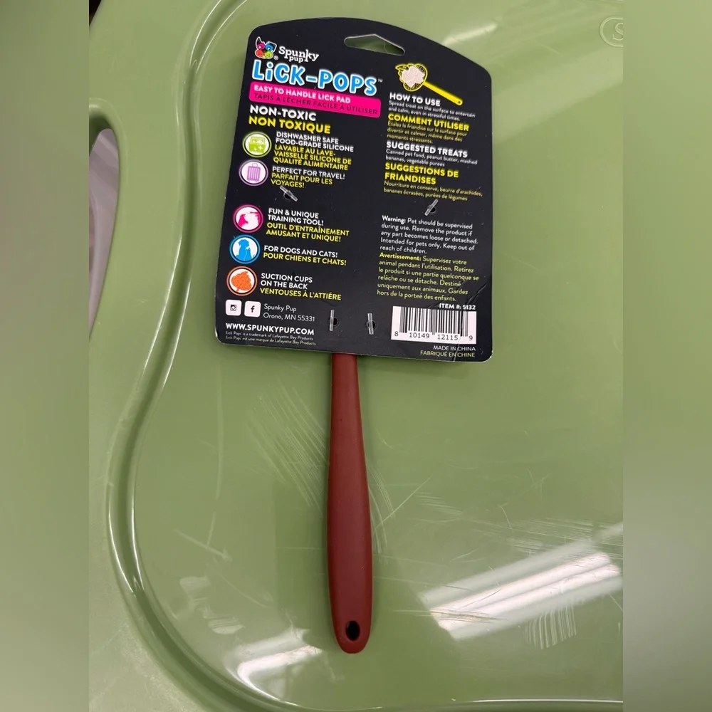 Spunky Pup Lick-Pops Silicone Lick Pad